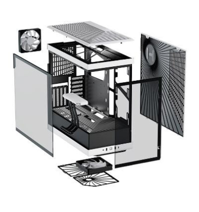 Hyte Y40 Blanca / Negra - Comprar Caja para Ordenador ATX