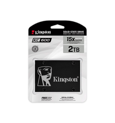 SSD Kingston KC600 2TB 2.5" - Comprar unidad SSD 2TB