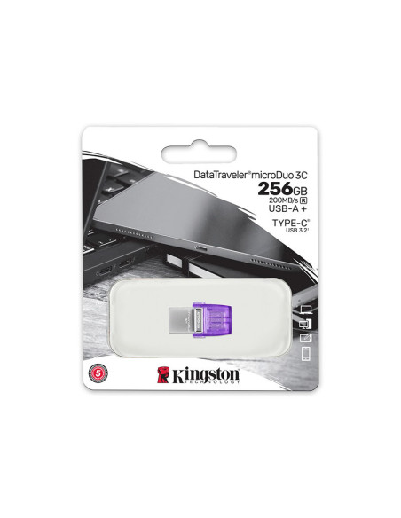 Kingston DataTraveler microDuo 3C 256GB - Comprar Pendrive USB 3.2 / C