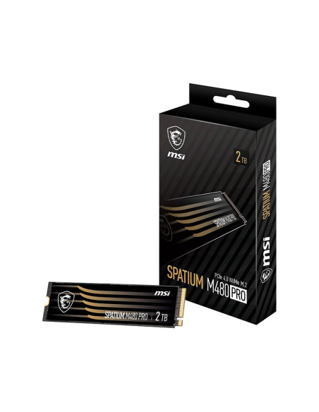 SSD MSI Spatium M480 Pro 2TB PCIe 4.0 M.2 - Comprar SSD 2TB