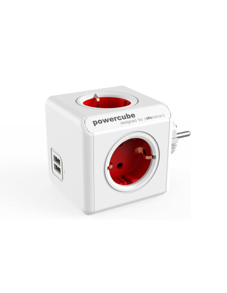 PowerCube Original Rojo USB - Comprar Regleta Enchufes