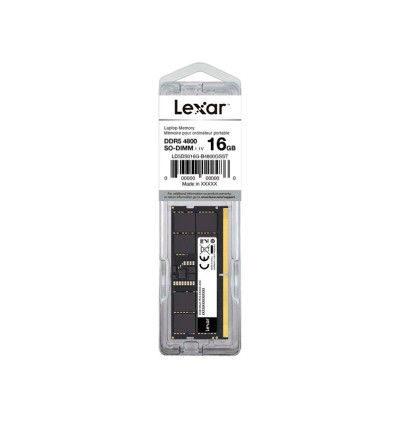 Lexar 16GB RAM DDR5 4800MHz CL40 SODIMM