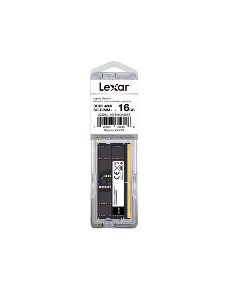 Lexar 16GB RAM DDR5 4800MHz CL40 SODIMM