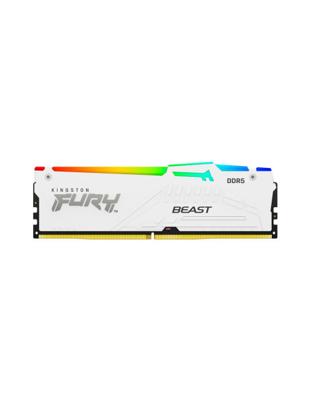 Kingston Fury Beast RGB 16GB DDR5 6000MHz CL30 Blanca