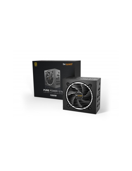 Be Quiet! Pure Power 12 M ATX 3.0 (PCIe 5.0) Fuente de alimentación 1000W