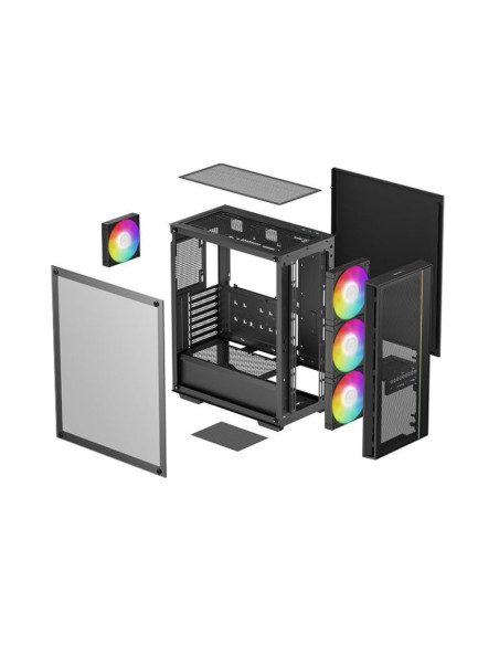 DeepCool Matrexx 55 Mesh V4 C Negra ATX Caja para PC