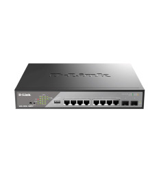 D-Link DSS-200G-10MPP Smart Survillance (10 puertos) Switch PoE L2