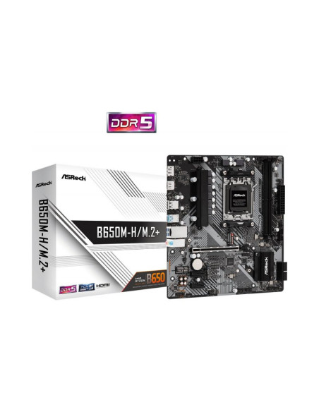 Placa base AsRock B650M-H/M.2+ Socket AM5 Micro-ATX