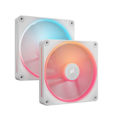 Pack de 2 ventiladores PC Corsair iCUE Link LX140-R RGB Starter Kit Blanco
