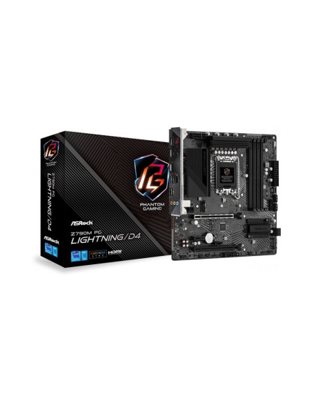 Placa base AsRock Z790M PG Lightning/D4 Intel Socket 1700 Micro-ATX