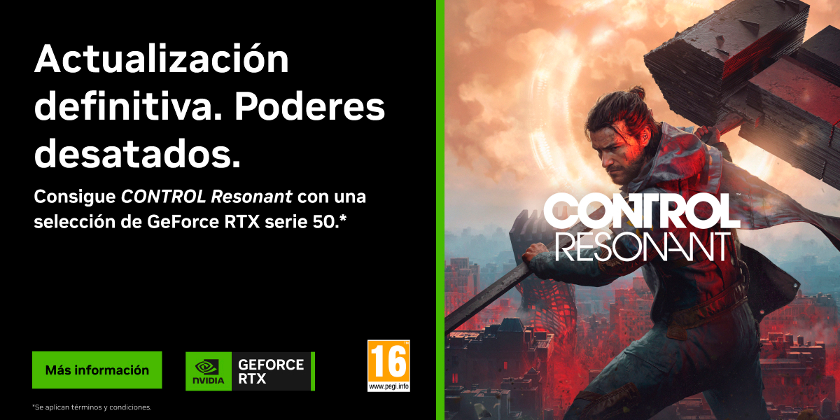 CONTROL Resonant GRATIS con Nvidia 